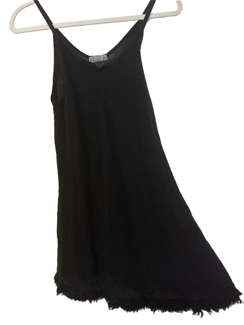 Colette 100% Linen Long Frayed Hem Tank